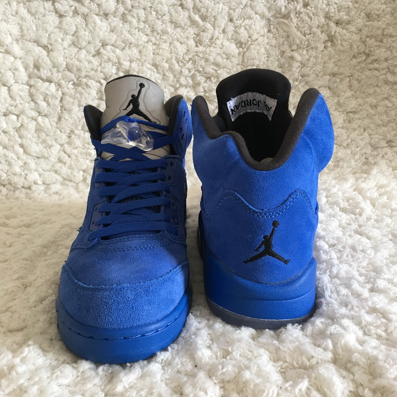 Authentic Air Jordan 5 “Blue Suede”